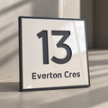 Acrylic House Number Plaque - EGYPT signs and Digits