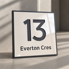 Acrylic House Number Plaque - EGYPT signs and Digits