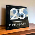 Premium House Number Plaque - DIGNITY signs and Digits
