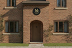 Beautiful House Number Plaque - Circle signs and Digits