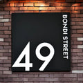 Beautiful House Number Plaque - BANKS signs and Digits