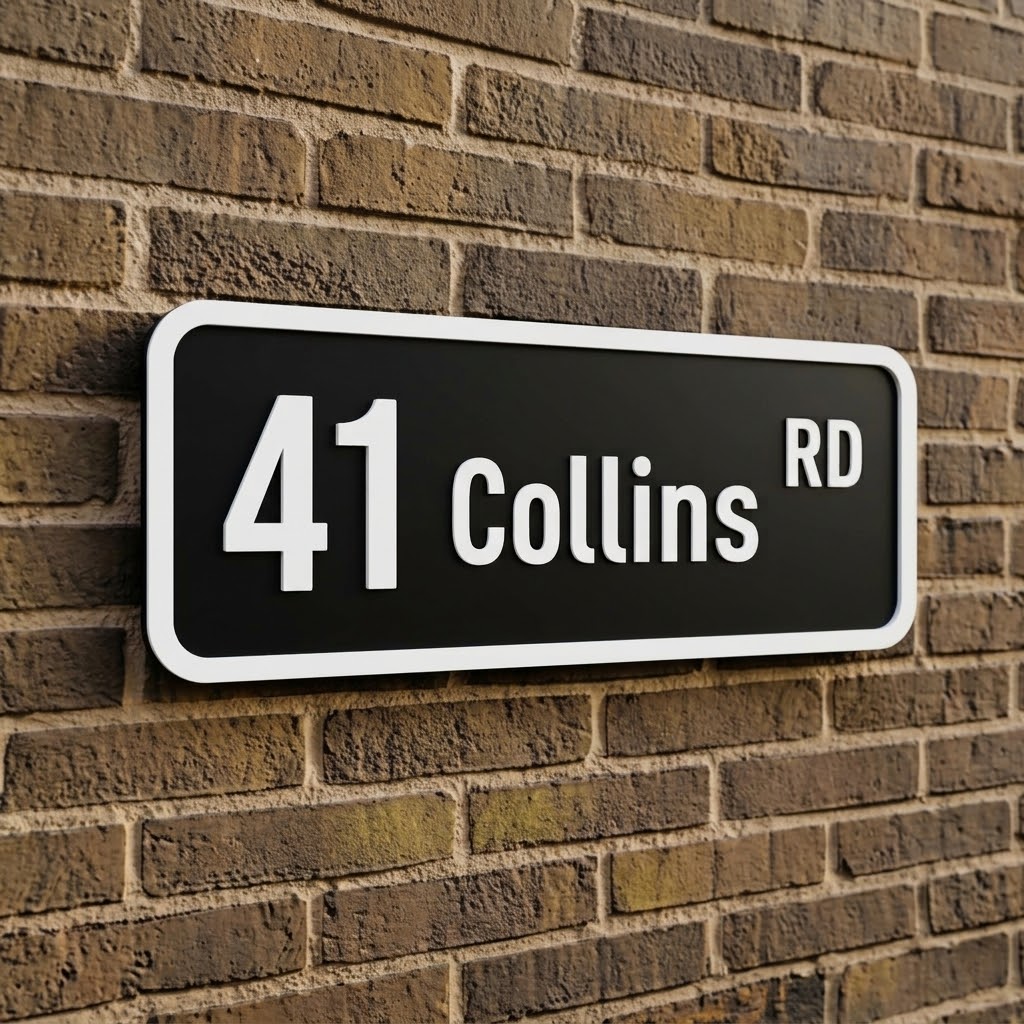 Gate Plaque / Road Sign signs and Digits