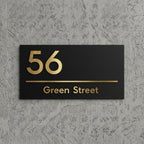 Custom house door Plaque / Sign - UPPER signs and Digits