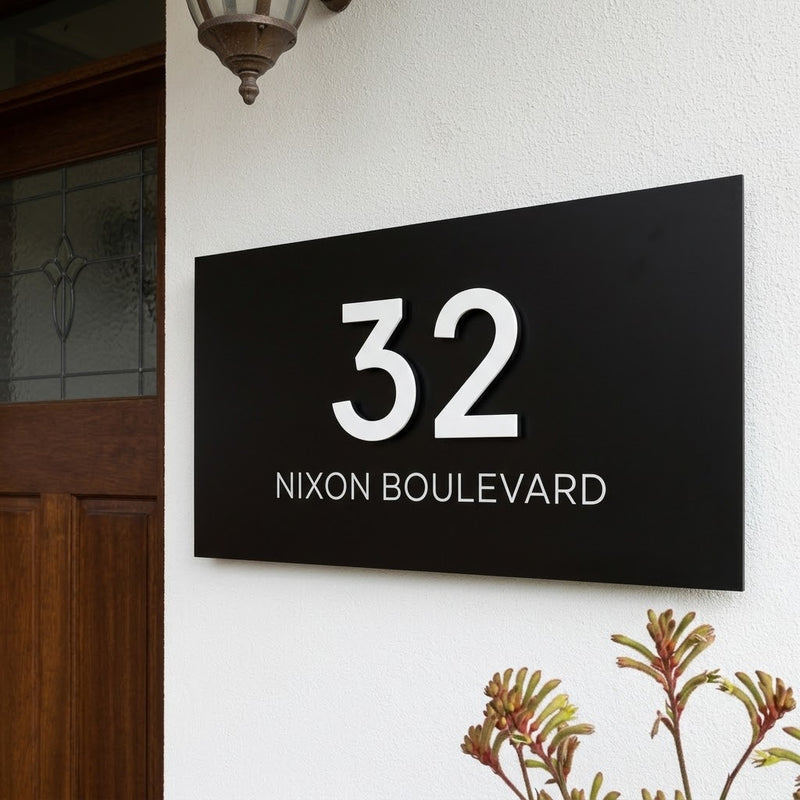Classic House Number Sign - MIND