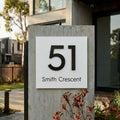 House Number Plaque - DIGNITY signs and Digits