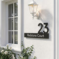 House Numbers With An Icon - OUT signs and Digits