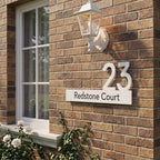 House Numbers With An Icon - OUT signs and Digits