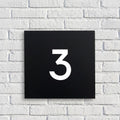 Square Letter Box, Door Number, Number Only signs and Digits