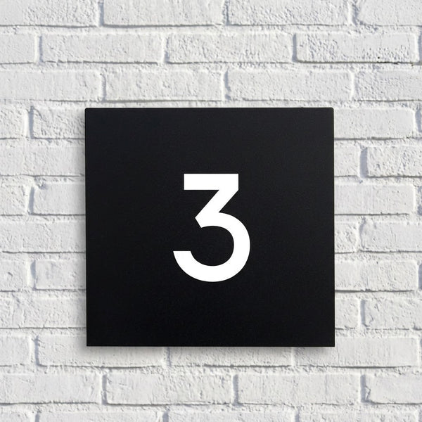 Square Letter Box, Door Number, Number Only signs and Digits