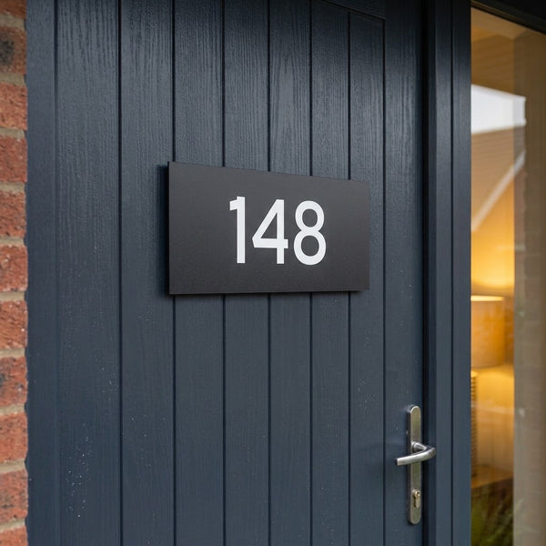 Rectangle Letter Box, Door Number, Number Only (Copy) signs and Digits