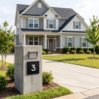 Square Letter Box, Door Number, Number Only signs and Digits