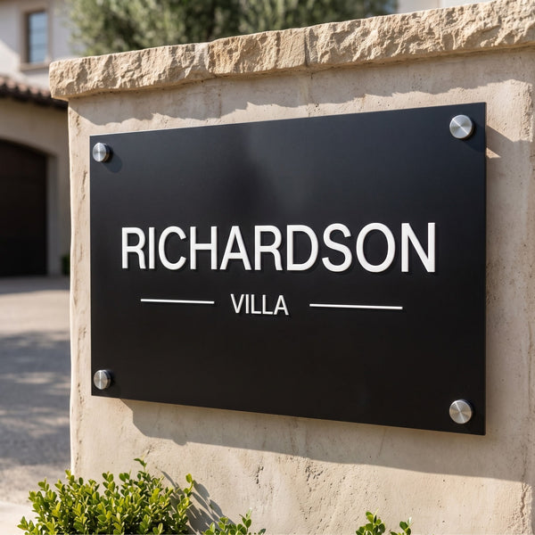 Statutory House Plaque - ANNOUNCEMENTS signs and Digits