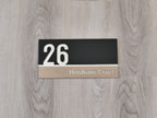 Square House Number Plaque - CALIFORNIA signs and Digits