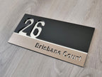 Square House Number Plaque - CALIFORNIA signs and Digits