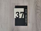 Modern Home Address Sign - APEX signs and Digits