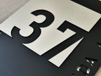 Modern Home Address Sign - APEX signs and Digits