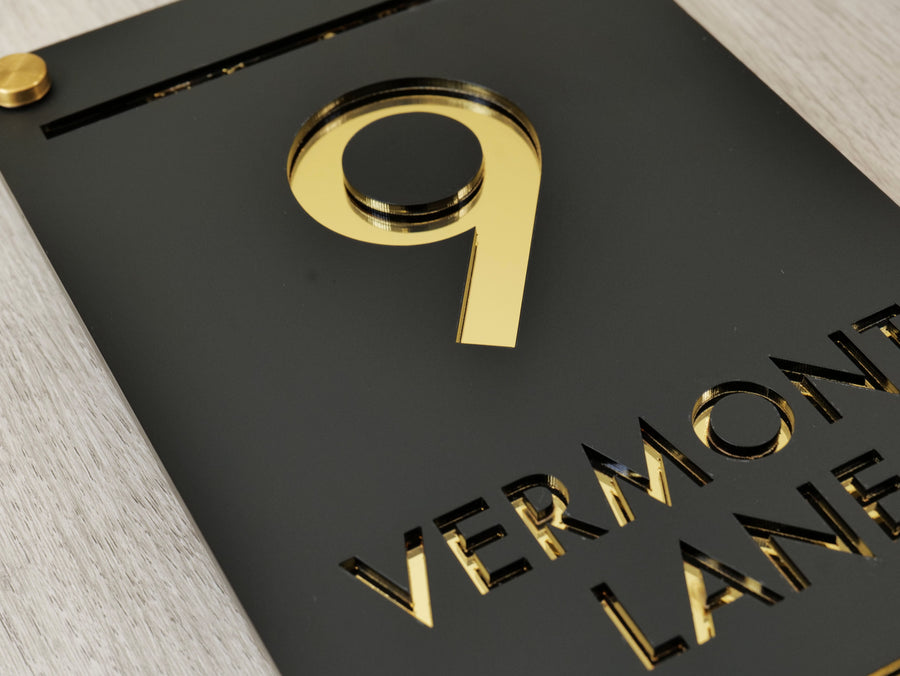 Number Plaque - LOUNGE signs and Digits