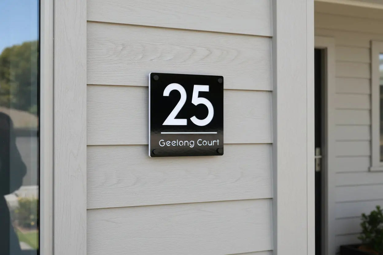 Premium House Number Plaque - DIVINE signs and Digits