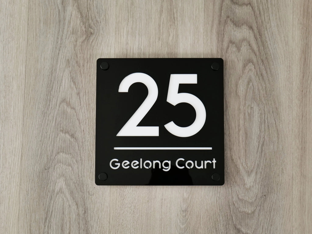 Premium House Number Plaque - DIVINE signs and Digits