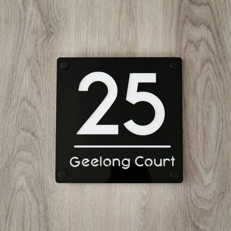 Premium House Number Plaque - DIVINE signs and Digits