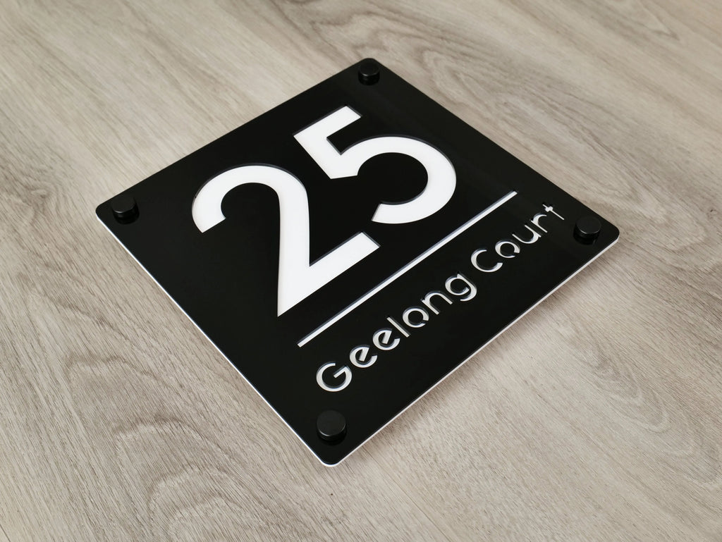 Premium House Number Plaque - DIVINE signs and Digits