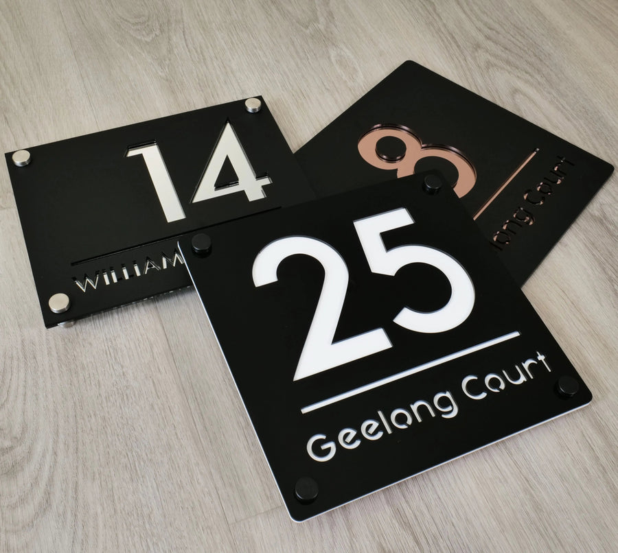 Premium House Number Plaque - DIVINE signs and Digits