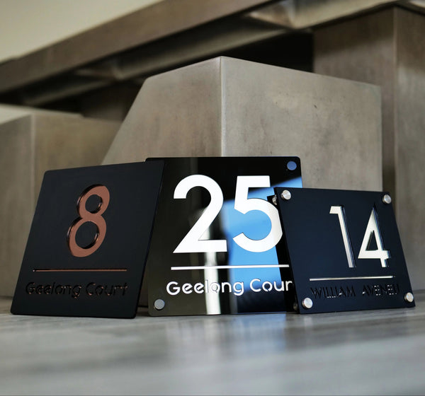 Premium House Number Plaque - DIVINE signs and Digits