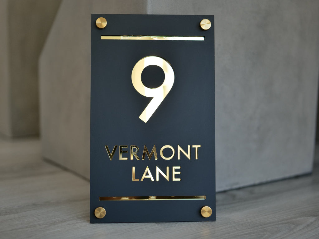 Number Plaque - LOUNGE signs and Digits