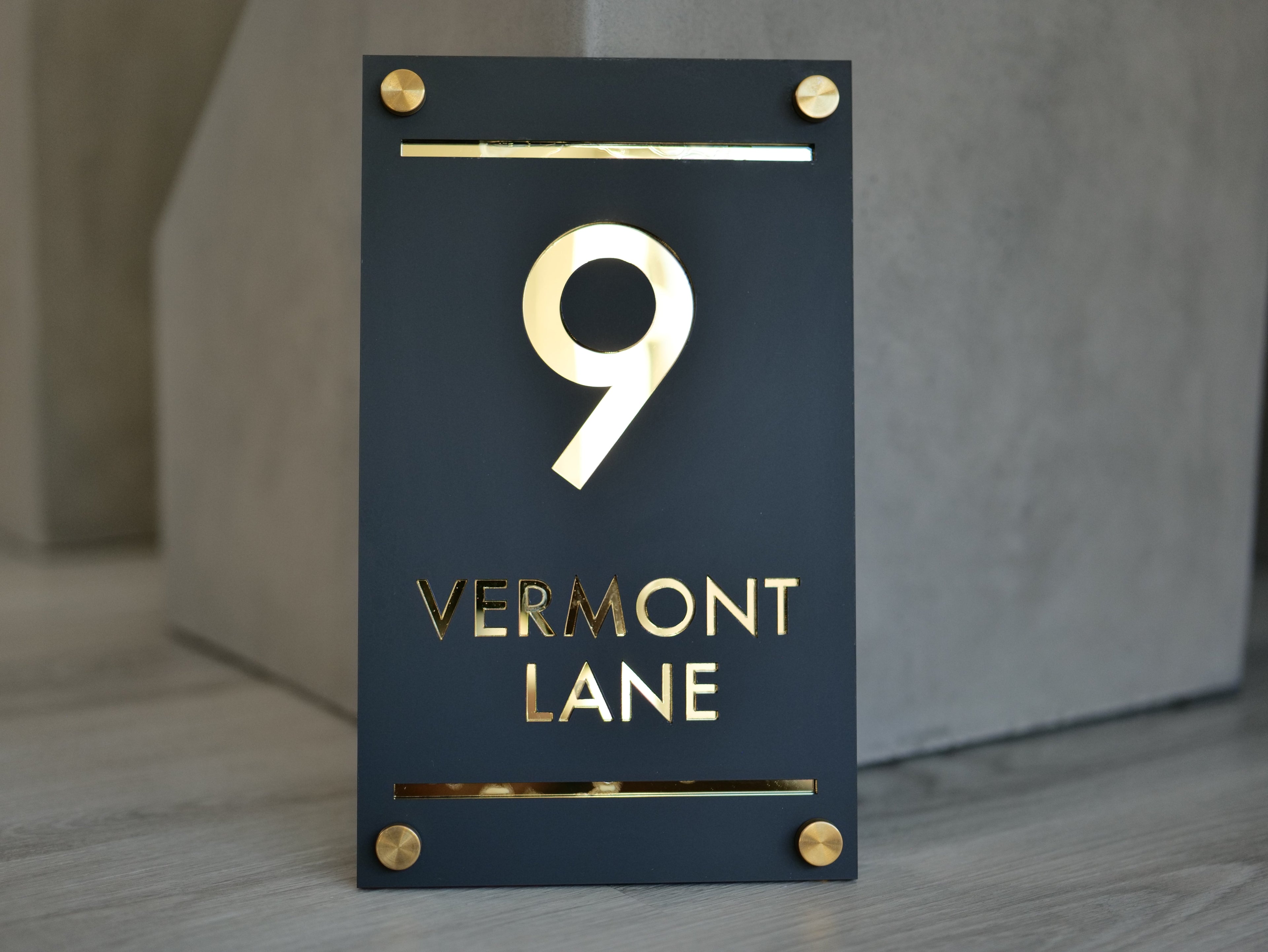 Number Plaque - LOUNGE signs and Digits