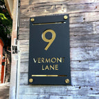 Number Plaque - LOUNGE signs and Digits